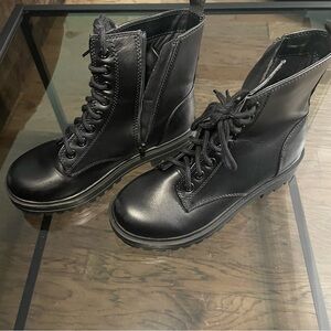 Black Combat Boots